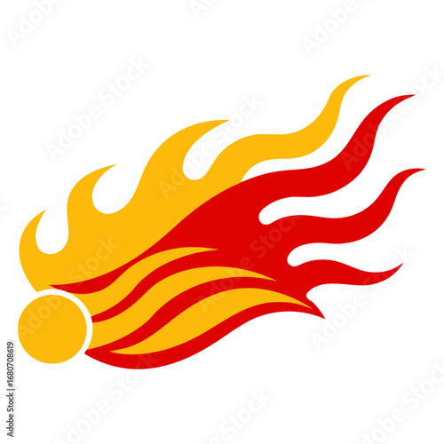  hot rod inspired motorcycle tank decal with bold