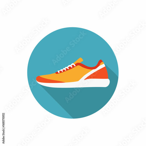 Vector illustration of a boat shoe fashion icon
