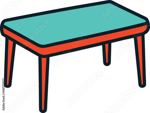 wooden table icon