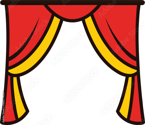 theatre curtains frame decorative stage cloth