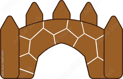 Ancient Stone Bridge Icon for Fantasy Stories