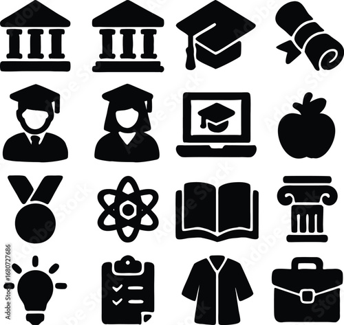 Credit card flat icon set. Payment secure banking and transaction collection. Wallet monitor and money transfer symbols group.