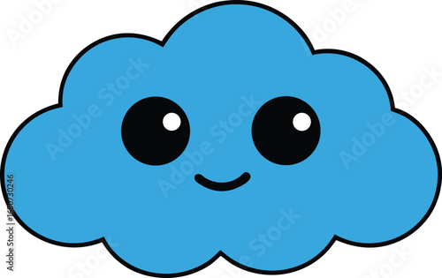 Smiling Cloud Illustration