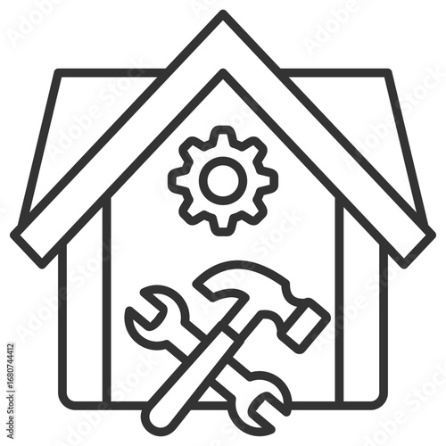 Renovation Outline Icon