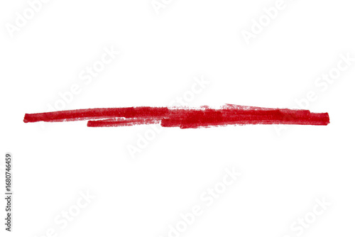 PNG Red hand drawn marker pen stroke line transparent background design element doodle scribble underline