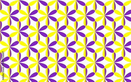 dark purple and dark yellow dark color cream background beautiful flower seamless pattern 