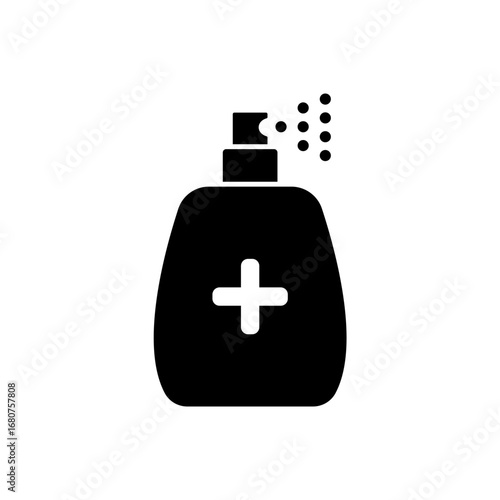 Icon a antiseptic, isolated against a clean background.