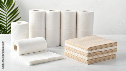 tissue rolls photo, bathroom tissue stock, toilet paper rolls, hygiene tissue roll pack, household tissue rolls, soft tissue stack, paper tissue roll stock, cleaning tissue supply, tissue roll packagi