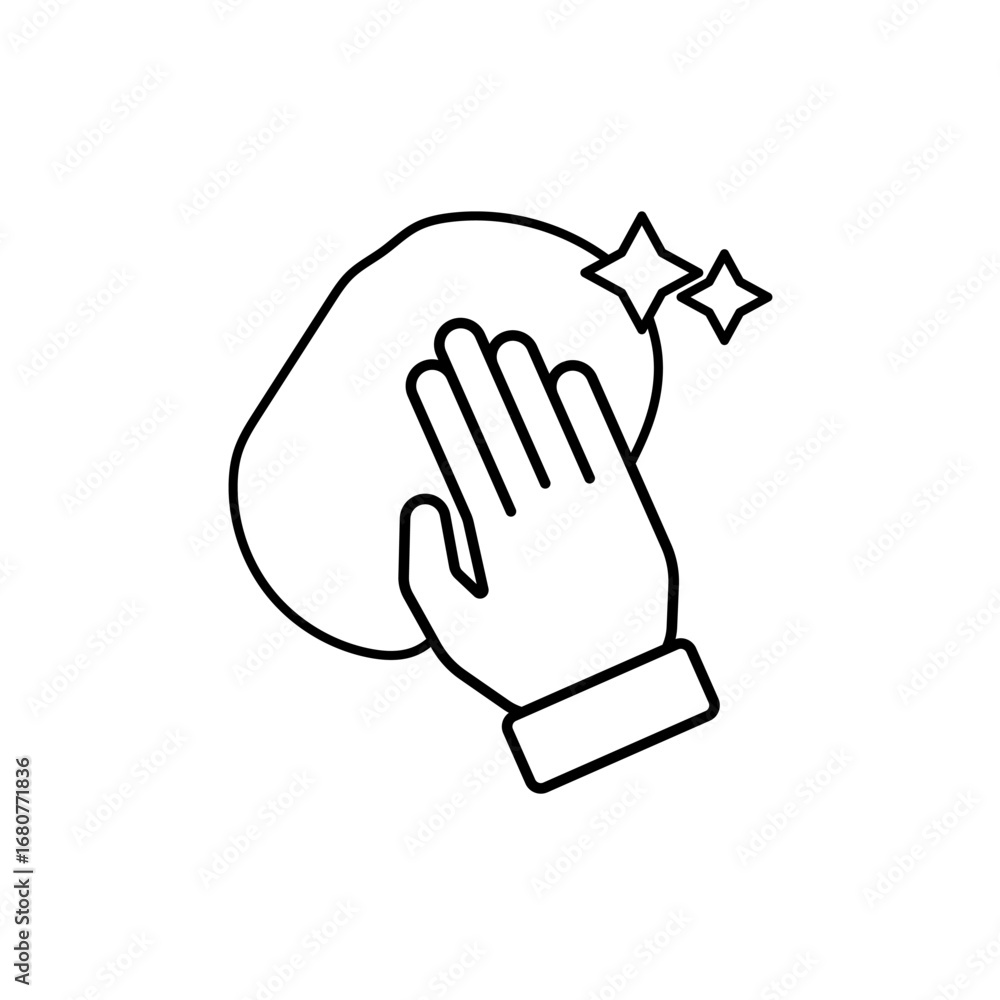 Obraz premium Icon a clean, isolated against a clean background.