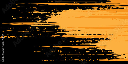 orange black brush Car sticker wrap pattern banner abstract sporty lines black orange color combination grunge brush modern pattern racing motorsport,