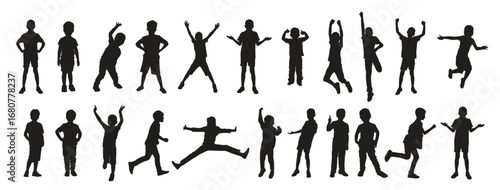 boy silhouettes
