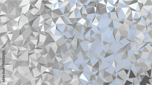 Abstract geometric background with a mosaic of shimmering silver and pale blue facets creating a textured crystalline pattern with a subtle gradient
