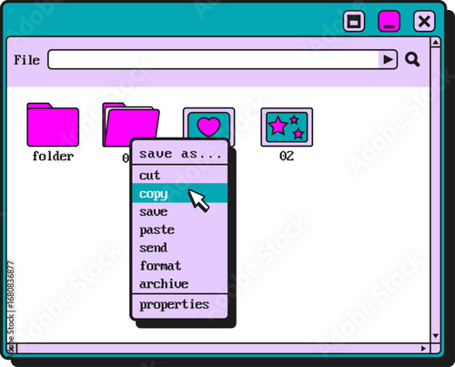 Folders in Window