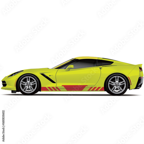 sport car vector illustration