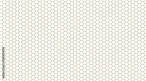 Honeycomb hexagon background, seamless geometric texture vector design.
