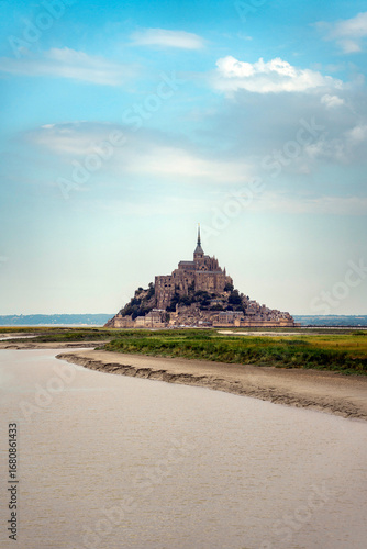 Wallpaper Mural Mont Saint-Michel under sky at Normandy, France Torontodigital.ca
