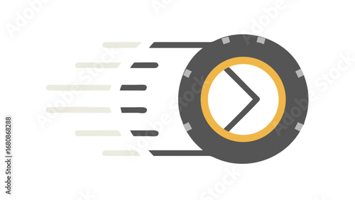 Fast Motorbike Wheel Motion tire speed