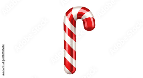 Classic Red and White Striped Candy Cane.