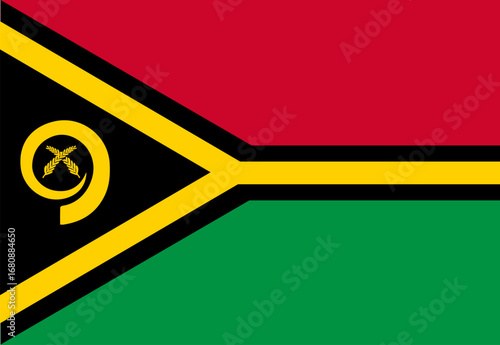 Vanuatu flag illustrator national