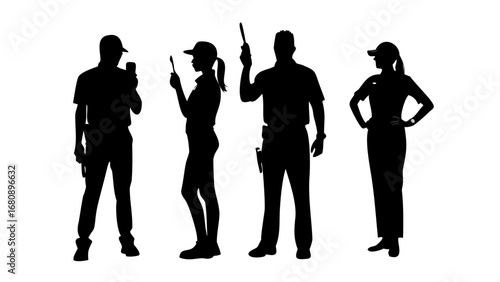 Black Silhouette of a Hummingbird in Flight minimalist