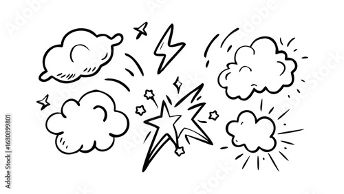 Comic Book Speech Bubbles dialogue text box