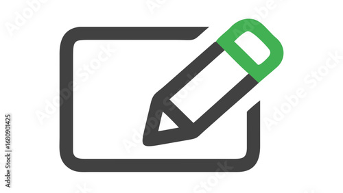 Edit pencil on white background writing drawing