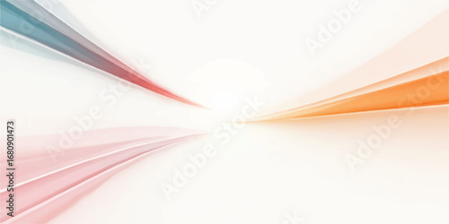Abstract wavy lines in blue and pink create a modern digital illustration for a vibrant vector background