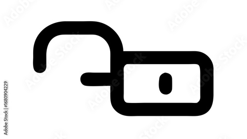 Open Lock Symbol unlock security