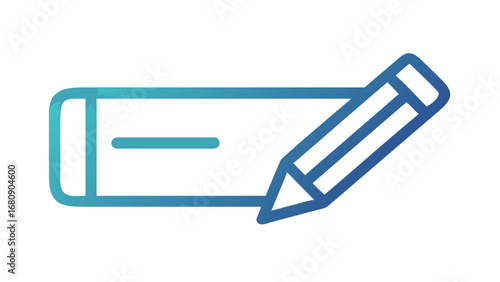 Pencil writing on a check finance banking