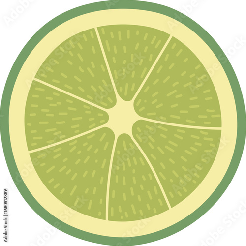 Sliced Lime Fruit