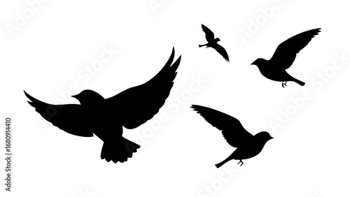 Black silhouette of a man playing guitar musician musical instrument