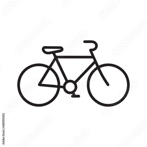 bicycle isolated on white
