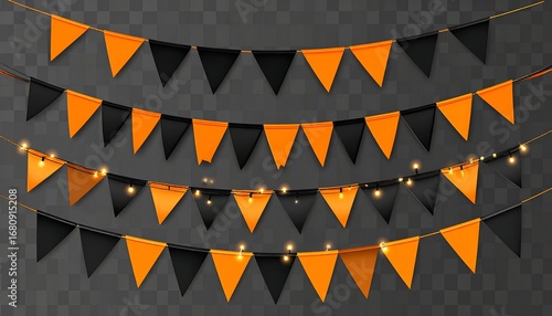 Halloween party bunting
