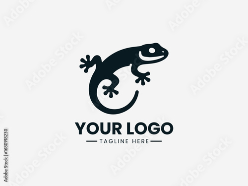 gecko vector logo design