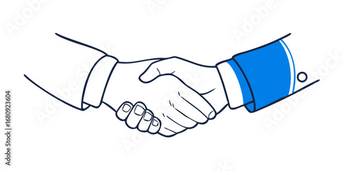 Handshake agreement business partnership deal