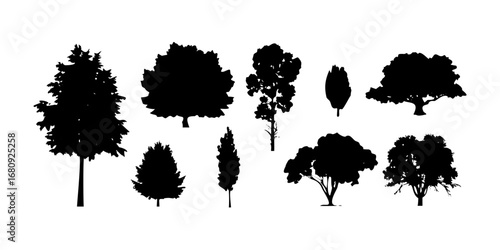 Minimalist black silhouette of a dog animal canine