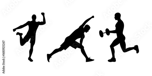 Minimalist Black Silhouette of a Dog animal canine