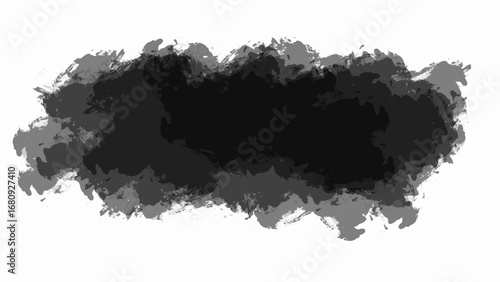 Elegant black watercolor background with hand-painted textures and rich tonal variations. Perfect for modern designs, luxury branding, invitations, posters.