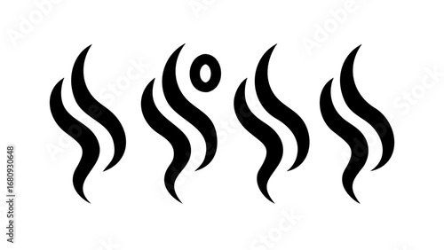 Wispy abstract steam plumes vapor smoke