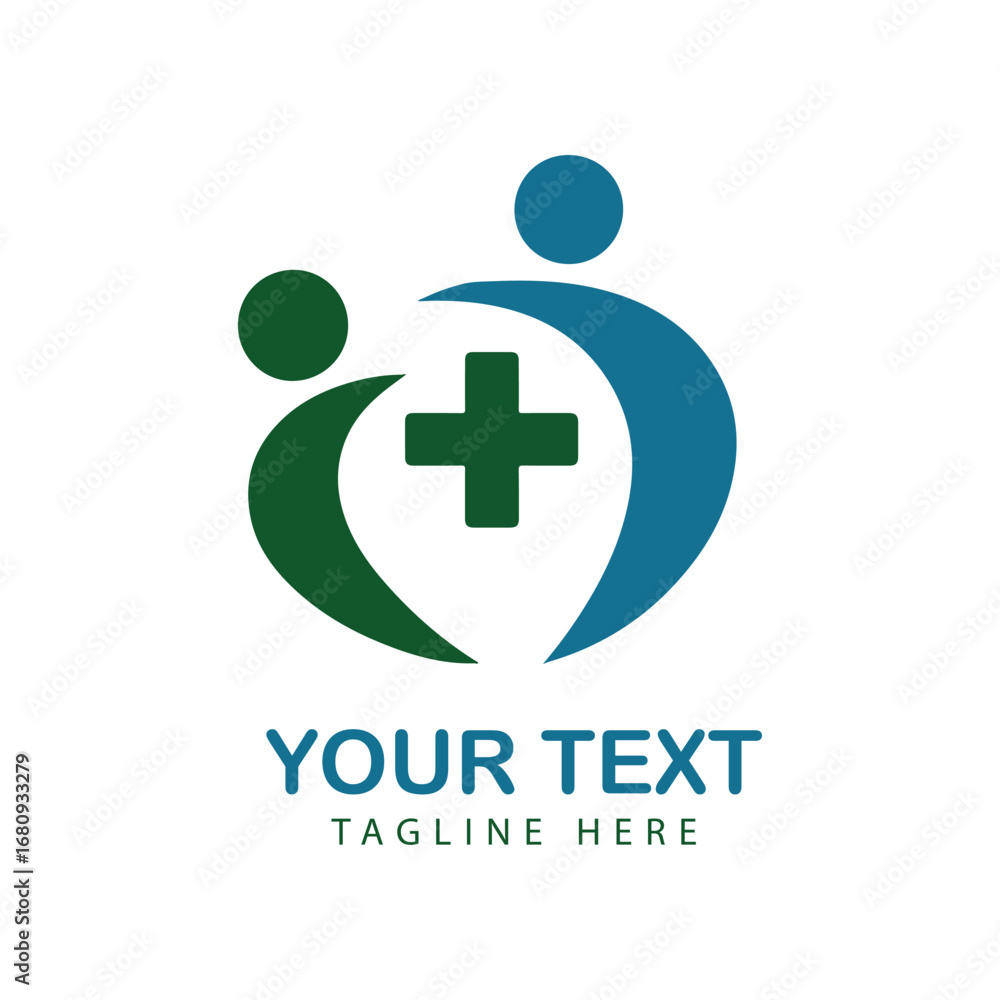 Obraz premium Healthcare Medical Logo Vector Art Illustration