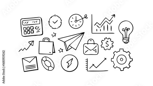 Businessperson with briefcase silhouette