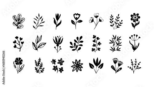 Collection of abstract motion effects graphic