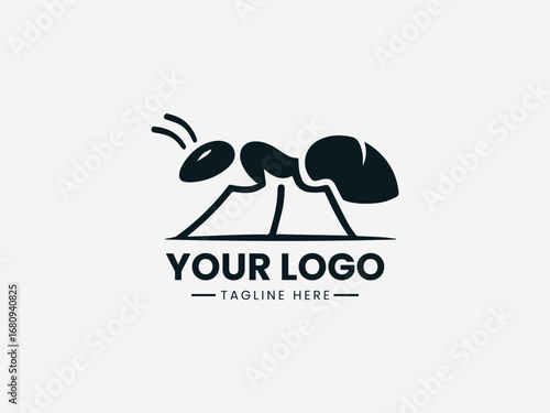 ant vector logo design