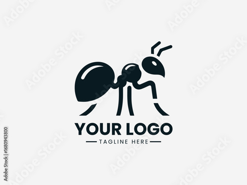 ant vector logo design