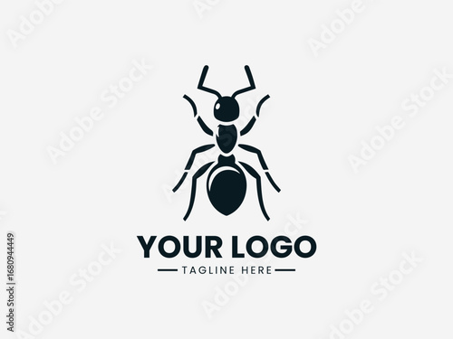 ant vector logo design