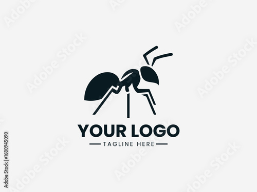 ant vector logo design