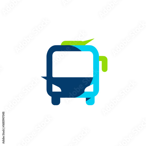 Modern and Eco-Friendly Bus Transportation Logo Design A Symbol of Sustainable Travel