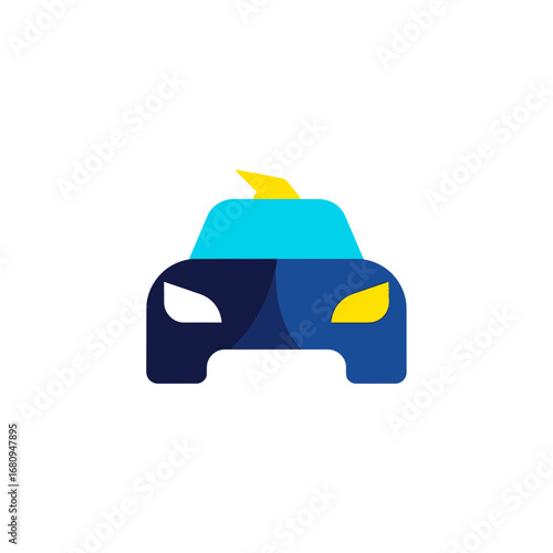 Fast and Reliable Electric Car Transportation Logo Design