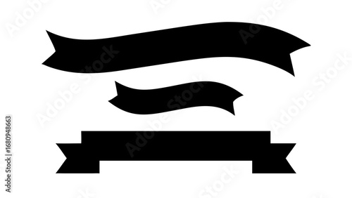 Minimalist black silhouette of a dog animal