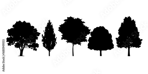 Minimalist Black Silhouette of a Tractor agriculture